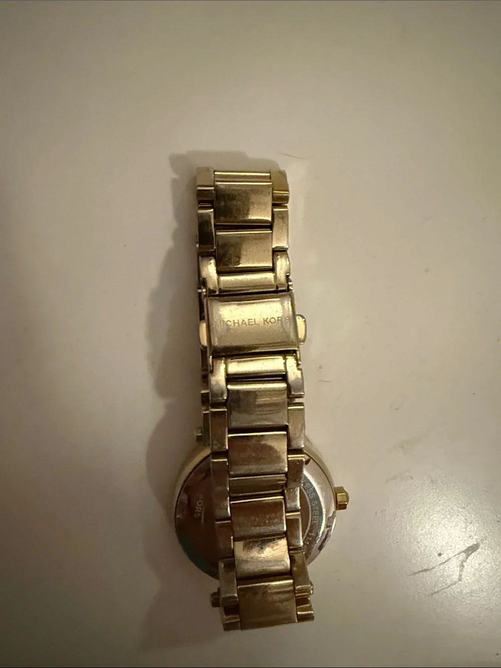 Michael Kors Gold Crystal-Trim Ladies Wristwatch